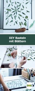Ikea Deutschland Diy Basteln Mit Blattern Diy Basteln Basteln Basteln Mit Blatter
