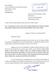 Mon Courrier Au Maire Pour Demander La Mise En Place D Une Navette Pour Les Courses Des Habitants De Chateaubriand Et Des Pres Saint Martin Vagneux Fr Le Site D Olivier Vagneux