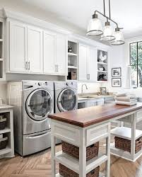 Laundry Room With Folding Table Laundry Room Island Laundry Craft Rooms Dream Laundry Room