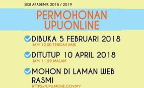 1 cara permohonan upu online 2021. Penang Kini Tarikh Tarikh Penting Permohonan Upu Online Facebook