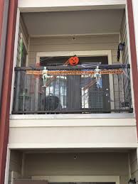 Balcony Decorations For Halloween Diy Apartment Halloween Balcony Decorations Octobe Halloween Decorations Apartment Halloween Patio Decor Halloween Patio