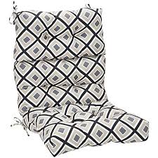 So before you go out and starting filling your shopping cart with different options, take a step back and decide how. Amazonbasics Tufted Outdoor High Back Patio Chair Cushion Black Geo Buy Online In El Salvador At Elsalvador Desertcart Com Productid 133547701