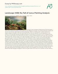 We did not find results for: Landscape With The Fall Of Icarus Painting Analysis Phdessay Com