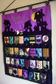 Diy Homemade Halloween Advent Calendar Halloween Advent Calendar Halloween Advent Halloween Felt Crafts