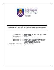 The courts for the administration of criminal justice in malaysia shall be those constituted pursuant to the constitution, or the courts of judicature act. Similarly In Any Case Where All Parties Consent In Writing The Court Can Also Course Hero