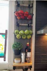 Diy Hanging Fruit Basket Ideas And Pictures Unique And Easy Wall Mounted Fruit Baskets Clever Diy Ideas Kitchen Wall Storage Hanging Fruit Baskets Diy Kitchen Storage