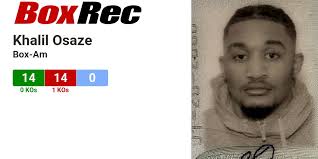 BoxRec: Khalil Osaze