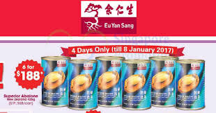 This product is now exclusively available through eu yan sang's. Eu Yan Sang Limited Cny Deals Offers Up To 53 Savings From 5 11 Jan 2017
