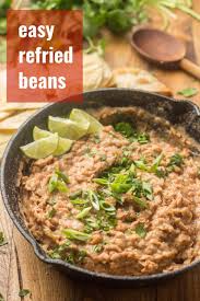 Easy Refried Beans In 2020 Vegan Dinner Recipes Easy Vegan Refried Beans Easy Vegan Dinner