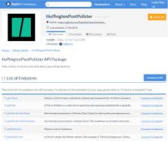 Huffington Post Pollster Api Overview Documentation