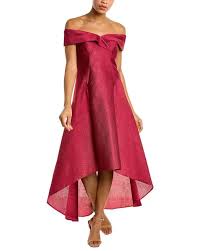 Buy Rickie Freeman For Teri Jon Teri Jon High-low Gown - Pink At 70% Off |  Editorialist