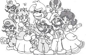 Superstar saga for the game boy advance in 2003. How To Color Mario And Luigi Coloring Pages Toyolaenergy Com Coloring Home