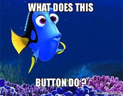 What Does This Button Do Dory From Nemo 5 Second Memory Make A Meme
