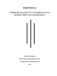 Melaksanakan amanat anggaran dasar dan anggaran rumah tangga partai gerindra; Proposal Bantuan Bencana Kebakaran Desa Puteran