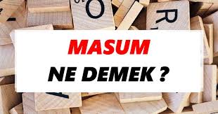 Masum Kelime Anlami