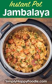 Instant Pot Jambalaya Simply Happy Foodie In 2020 Jambalaya Recipe Instant Pot Instant Pot Dinner Recipes Easy Instant Pot Recipes