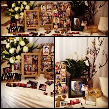 Funeral Memory Table Memorytree Memoryboard Memoryshadowbox Memorial Memories Funeral Shadowbox Funeral Memorial Celebration Of Life In Memory Of Dad