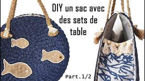 Economisez avec notre option de livraison gratuite. Diy Un Sac Avec Des Sets De Table Style Plage Boho Boheme Part 1 2 Youtube