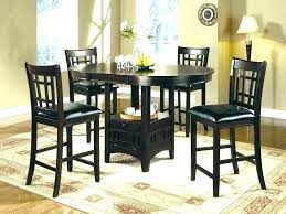 kitchen table: tall black kitchen table