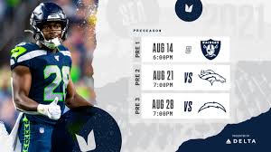 2020 seattle seahawks schedule created date: Seahawks 2021 Preseason Dates Times Set