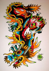 Old School Dragon Tattoos Cerca Con Google Tatuaggi Progetti Da Provare