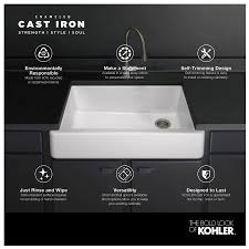 kohler k 5827 0 white whitehaven 32 11