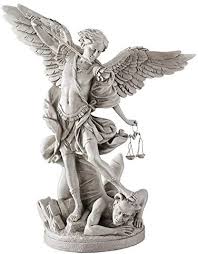 Design Toscano St Michael The Archangel Religious Statue Gallery 43 Cm Polyresin Antique Stone Amazon Ca Patio Lawn Garden