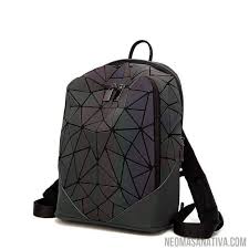Luminous Triangle Backpack Women Bags Fashion Womens Backpack Minimalist Bag