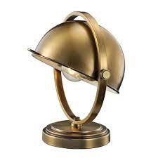 Brushed brass has more distinct brush marks, doesn't show fingerprints, water spots resist tarnish brass has been reinvented to be more subtle and warm—a soft brushed gold rather than a shiny. Monteaux Lighting 10 5 In Antique Brass Mini Task Lamp T2564 The Home Depot