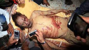 They dragged him out and pushed along the road by the people where he. Who Killed Gaddafi Why We Should Care The World From Prx