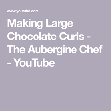 To create a chocolate piece that fans out in waves, first warm the chocolate slightly by placing it in a warm oven for 5 seconds. Pin On Chocolate Decorations