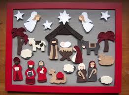 Sweets N Stitches Nativity Advent With Felt Nativity Advent Calendar Christmas Advent Felt Advent Calendar