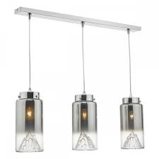 Buyer protection · secure, easy checkout Duo 3 Light Kitchen Island Ceiling Pendant Lamp Glass Chrome Cylindrical Deckenlampen Kronleuchter