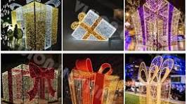 LED 3D Christmas Boat Motif Lights LED Rope Lighted Outdoor ...