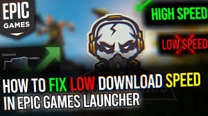 • this issue is sometimes caused by your router struggling with the number of connections due to too many downloads happening simultaneously. How To Fix Download Speed In Epic Games Launcher Epic Games Low Download Speed Fix 2020 Youtube