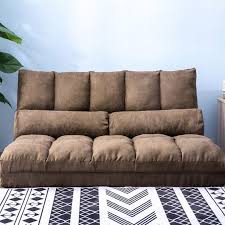 It comes in a solid black color that looks and feels good, although, like the product above it, this one also comes with faux leather material. Floor Sofa Bed Folding Futon Chaise Lounge Sofa Gaming Chair Floor Couch W 2 Pillows Adjustable Floor Sofa And Couch Sleeper Sofa Bed Lazy Sofa Couch Bedroom Living Room Furniture Brown W6204