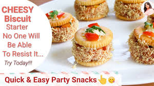 3 easy dinner party recipes: Cheesy Biscuit Starter Recipe Quick Easy Evening Snack Party Starter Appetizer Recipe Alpa Youtube