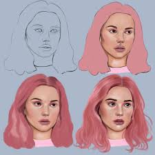 More images for how to draw hair in procreate » Did You Ever Have Pink Hair I Had Green Kristyp Howidraw App Procreate My Brushes Lin Digital Painting Tutorials Digital Art Tutorial Digital Painting