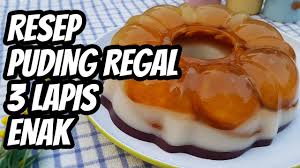 Resep puding regal 3 lapis. Resep Cara Membuat Puding Regal 3 Lapis Tanpa Telur Enak Dan Sederhana Remana Youtube