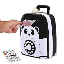 Decoracion Infantil Regalo Para Ninas Ninos Cumpleanos Helado Huchas Caja De Dinero Cajero Automatico Electronico Desplazamiento Moneda En Efectivo Hucha Contrasena Cajas De Seguridad Caja Fuerte Hogar Y Cocina Shahrepump Com