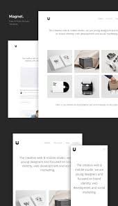 Magnet Free Portfolio Website Template Free Portfolio Website Portfolio Website Template Website Template