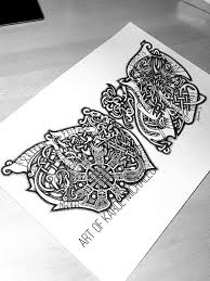 Thor's hammer was named as. A Chest Tattoo Idea In Viking Knotwork By Me Album On Imgur