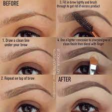 The eyeshadows i use are from too faced. How To Fill In Your Eyebrows Like A Pro Tutorial Guia De Maquiagem Dicas De Maquilhagem Dicas De Maquiagem