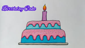 Apalagi kalau gambar mewarnai nya sudah siap. Menggambar Kue Ulang Tahun Cara Menggambar Dan Mewarnai Kue Ulang Tahun Youtube