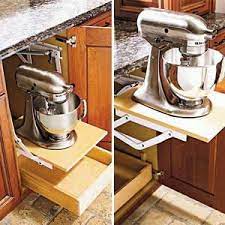 On the other hand, i completely understand the desire to keep a stand mixer out of sight and out of the way. Someday If We Build A Home It Will Have One Of These In It Smart Kitchen Kitchen Remodel Kitchen Storage