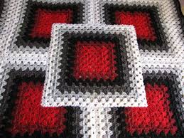 Black And White Crochet Baby Blanket Pattern Pin By Lucy Carter On Wedding Crochet Blanket Red Crochet Afghan Granny Square Crochet