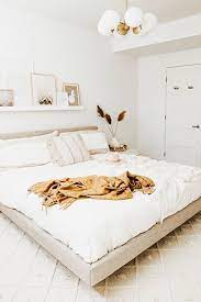 It really brings out the honeyed hues of the hardwood floor. For The Bedroom That Seeks Modern Minimalism Without Sacrificing That Welcoming Feeling The Tessu Bed Bedroom Decor For Couples Bedroom Interior Bedroom Decor
