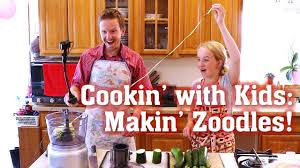 Make sure that the zucchini only cooks slightly, to preserve its fresh, crunchy texture. Cookin With Kids Making Zucchini Noodles Or Zoodles Youtube