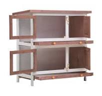 VidaXL Conejera De Madera Maciza De Pino Moca 144x123x67,5 Cm | Leroy Merlin