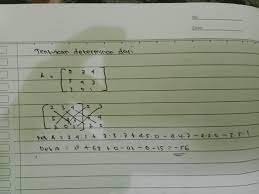 A 1 1 detaadja untuk mencari determinan dari ordo 3x3 kita sudah membahasnya dalam dibawah ini adalah informasi contoh soal administrasi umum kelas 10 beserta jawabannya. Contoh Soal Determinan Matriks Ordo 3 3 Dan Langkahnya Brainly Co Id